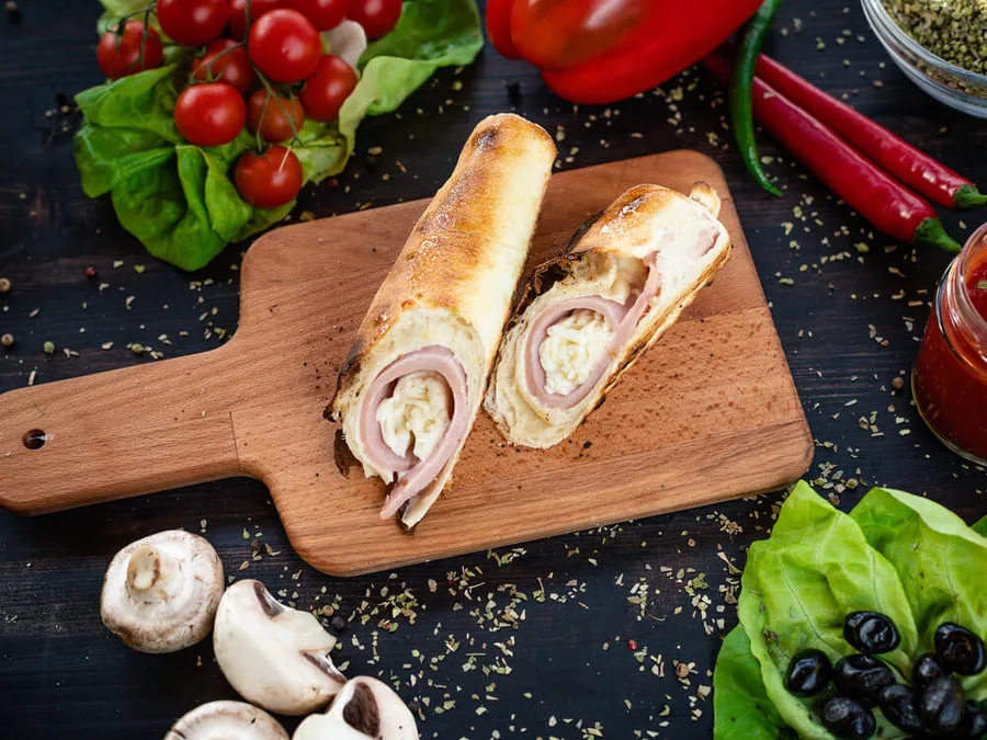 Rulou șuncă & mozzarella